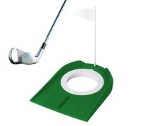 Folding Putting Hole | Precision Adjustable Folding Training Tool - Putter Practice Aid for Lawn Garden Home Office Green