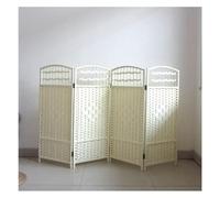 Folding Rattan Nursery Screen Divider - Mobile Decorative Partition for Kids' Rooms Small Area Corner Fence Stylish Children's Room Divider Space-Saving Design