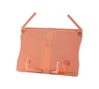 Folding Reading Stand with Page Clip Extendable Adjustable Plastic Textbook Stand for Book Tablets Music Scores Notebook Portable Bookholder Adjustable Rest