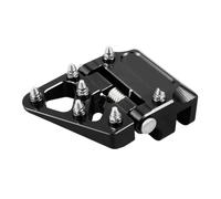 Folding Rear Brake Pedal Step Tip Plate Compatible With YZ125 YZ250 YZ250F WR250F WR400F YZ400F YZ250X YZ426F WR426F Motorcycle Models(Black)