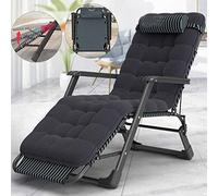 Folding Reclining Sun Loungers Chairs - Portable Outdoor Lounge for Patio Camping Beach & Office Lunch Breaks - Comfortable Adjustable Space-Saving Design