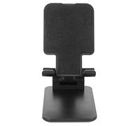 Folding Retractable Desktop Stand, Multifunctional Free Adjustable Stable Reliable Mobile Phone Holder Suitable for Tablet Chasing Drama Playing (Black)