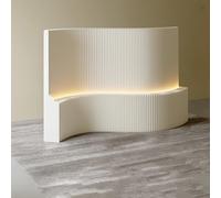 Folding Retractable Room Divider with LED Lights for Privacy and Decoration in Home, Office, and Retail Spaces