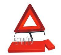 Folding Road Safety Emergency Breakdown Warning Triangle Hazard Sign In Case NEW