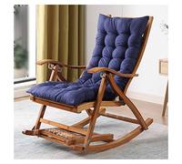 Folding Rocking Chawith Ottoman Padded Recliner for Indoor t RemovabHeadrest & Footrest PortabDeck Chafor Living Room & Patio Relaxat