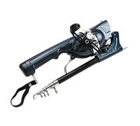 Folding Rod with Fishing Line | Ultra Short Portable Sea Rod, Folding Extendable Bait Đa 131 cm | Upgraded Version of the Ćanna D´a Double Handle