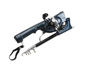 Folding Rod with Fishing Line | Ultra Short Portable Sea Rod, Folding Extendable Bait Đa 131 cm | Upgraded Version of the Ćanna D´a Double Handle