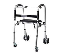 Folding Rollator Bariatric Heavy-Duty Folding Rollator with 4 Wheels for Seniors, Walking Frame Lightweight, Mobility Aid for Handicap,Adults Extra Wide Rolling