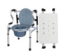 Folding Rollator Walker,Height Adjustable Walking Frame,Multifunctional Wheeled Commode Chair for Elderly Walker Folding 8 Height Adjustment with Brake
