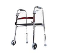 Folding Rollator Walker with 2 Wheels,Trolley with Padded Seat,Lightweight Walking Zimmer e,Rolling Transport Rest Chairs,Mobility Aid Crutch for Elderly Disabled