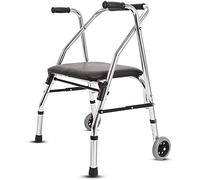 Folding Rollator Wheelchair, Rehab for Seniors,Old People,Freedom Mobility Lightweight Folding Aluminum Rollator Walker