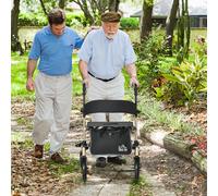 Folding Rollator with Cane Holder