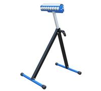 Folding Roller Stand for Woodworking, Adjustable Height, Tri-Function Pedestal for Conveyor Feed, Jointer Table Saw Support