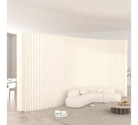 Folding Room Divider Indoor Privacy Screen, Freestanding Partition Wall, Multifunctional Panel Divider No Assembly Required 6x1.8m