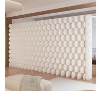 Folding Room Divider Partition Wall, Portable Privacy Screen for Home, Office, Clothing Store, and Live Streaming Background