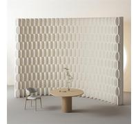 Folding Room Divider Partition Wall, Portable Privacy Screen for Home, Office, Clothing Store, and Live Streaming Background