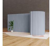 Folding Room Divider, Portable Privacy Screen Partition, Lightweight Freestanding Privacy Wall for Office, Studio, Dorm - Foldable and Easy to Move