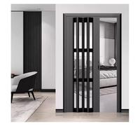 Folding Room Divider Screen, Magnetic Accordion Door for Interior Spaces, Enhances Privacy and Style