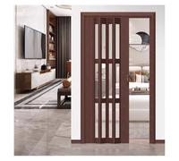 Folding Room Divider Screen, Magnetic Accordion Door for Interior Spaces, Enhances Privacy and Style