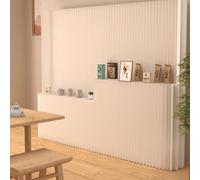 Folding Room Divider Screen with Storage Shelf, Decorative Partition for Living Room, Bedroom, Paper Panel Screen, Portable Storage, Save Space,300x220cm/118.1x86.6in