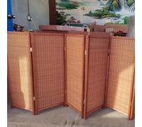 Folding Room Dividers 8 Panel Freestanding Partitions 2ft 6ft Adjustable Office & Home Hallway Privacy Walls H 120cm/3.9ft Versatile Space Separator