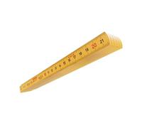 Folding rule 2 m I Hultafors I Folding metre made of fibreglass I Made in EU I With lockable 90 degree angle I 200004