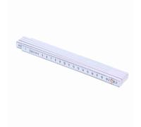 Folding Ruler 2m Ten Parts Fold Up Versatile Carpenter Ruler Lightweight Compact Inside Reading Measuring Tool For Education Diy Projects (2M)