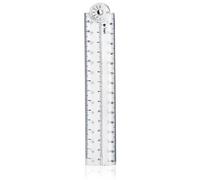 Folding Ruler, 30cm Foldable 15cm Clear Ruler Stationery Transparent Straight Rulers Shatterproof Geometric Ruler Flexible Plastic Rulers for Kids Students School Office Y7CSZDC