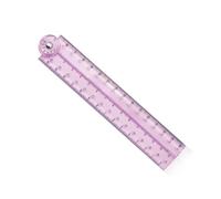 Folding Ruler, 30cm Foldable Ruler 15cm Clear Ruler Stationery Ruler Transparent Straight Ruler Shatterproof Geometric Ruler Flexible Plastic Ruler for Kids Students School Office
