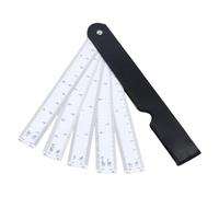 Folding Ruler, Fan Shape Folding Drawing Instrument | Carpenter's Ruler, For Engineering, Journaling, Carpentry, Construction, Classroom, Work