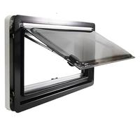 Folding RV Push Out Window for Trailers & Campers - 70° Opening Angle, Easy Install Design, Perfect for Outdoor Adventures, Durable & Weather-Resistant Solution