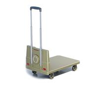 Folding Sack Trolley Household Transport Flatbed Trolley Cargo Trailer Foldable Portable Vehicle Heavy Object Handcart to Pick Up Express Delivery Hand Truck(Green,Small)