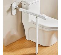 Folding Safety Grab Bar - Wall Mounted Toilet Support, 70cm Length, Bathroom Handrail for Enhanced Stability and Safety