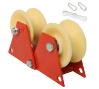 Folding Safety Pulley for Rope Climbing Retractable Protection Equipment for Construction Outdoor Activities and Home Renovation - Durable and Portable Design
