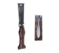 Folding Saw, Portable Japanese Pull Saw with Constellation Pattern, 11IN Double Edges Foldable Saws with SK85 for Camping, Hard Wood Soft Wood and Woodworking Tools