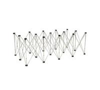 Folding Sawhorse,Portable Workbench/Work Station,Heavy Duty Jobsite Table Stand,Stainless Steel 1500kg Capacity,6/8/10/12/15 Support Legs(2300x1180x730mm)