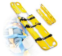 Folding Scoop Stretcher,Lightweight Fire Emergency Medical Flat Folding Stretcher Portable Patient Transfer Board,Medical Spine Board,for Ambulance, Fire Rescue for Emergency Medical Rescue