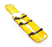 Folding Scoop Stretcher,Lightweight Fire Emergency Medical Flat Folding Stretcher Portable Patient Transfer Board, Load Capacity 350lbs, for Patient Transfer, First Aid, Hospital, Ambulance, Rescue