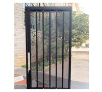 Folding Screen Door at The Entrance, Retractable Accordion Doors with Aluminum Frame, for Patio Front Door Bedroom Kitchen((66x80in) 167.6x203.2cm)
