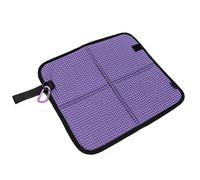 Folding Seat Cushion, Compact Floor Mat | with Carabiner Folding Waterproof Mat for Hiking, for Travel by Plane Hiking Picnic Sports Events Floor