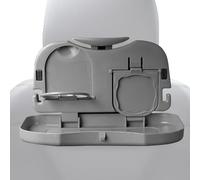 Folding Seat Desk - Car Seat Table for Comfort when Travelling | Adjustable Dining Trays on the Back Seat with Integrated Cup Holder and Sturdy Locking Design for Enjoy Long Life