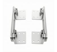 Folding Seat Hinge | Resistant Aluminum Alloy, Foldable, Marine Hinge with Mounting Plates, for Yachts