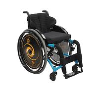 Folding Self-Propelled Sports Wheelchair - Lightweight, Multifunctional for Adults & Seniors, Aluminium Frame, Quick Sports Wheels