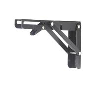 Folding Shelf Bracket, Pack of 2 Triangle Folding Angle Brackets for Wall Shelves 8-20 inches(16 Inch Length)