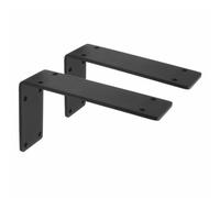 Folding Shelf Brackets,Fold Down Wall Mounted,Right Angle Support Rack,Triangle Fixed Partition Tray,Load-Bearing Laminate Tray Shelf(13.5CM)