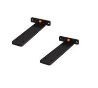 Folding Shelf Brackets,Fold Down Wall Mounted,Triangle Support Frame,Overhanging TV Stand,Load-Bearing Tripod,Fixed Shelf(100MM)