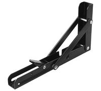 Folding Shelf Brackets, Heavy Duty Metal Hinge Rack, C0llapsible Bench Table Mount, Wall Mounted Shelf Brackets, Carrying Resistant Supportive Supplies for Kitchen, Bathroom, Shop