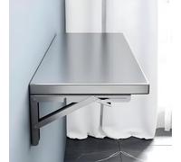 Folding Shelf Brackets - Stainless Steel Wall-Mounted Space-Saving Stand for Kitchens, Food Trucks, Laundry & Utility Rooms - Durable and Stylish Design