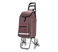 Folding Shopping Cart Shopping Trolley Portable Shopping Cart Trolley Foldable Climb The Stairs Waterproof Oxford Cloth Portable Elder Grocery Foldable Grocery Cart Groce