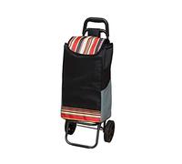 Folding Shopping Cart with Silent Wheels, Stair Climbing Feature, Removable Canvas Bag, Convenient Grocery Trolley for Easy Transport, 19.7x15.7x36.2 Inches